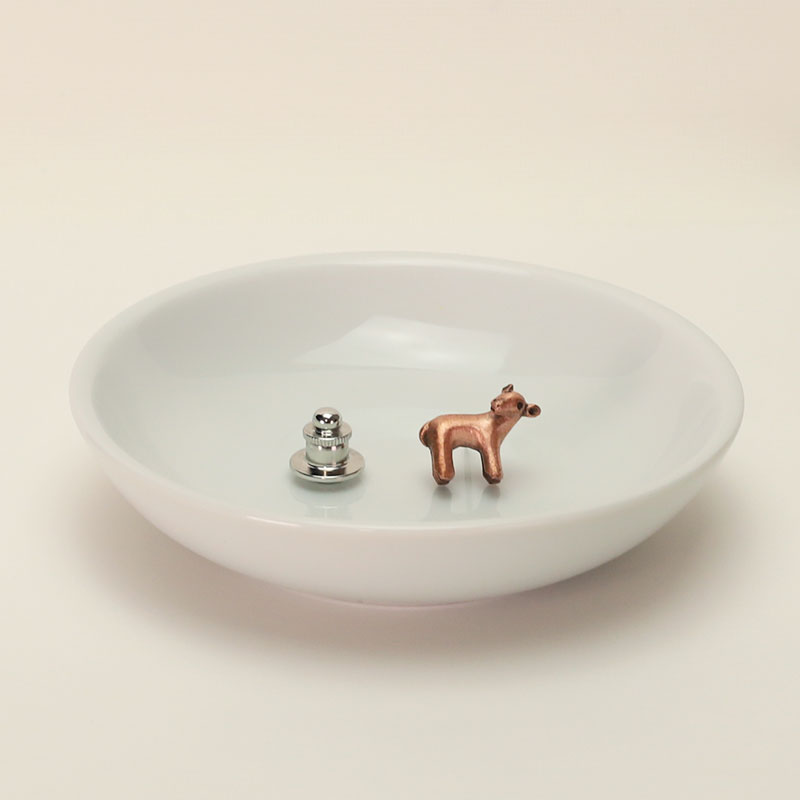 鹿埴輪　ピンブローチ