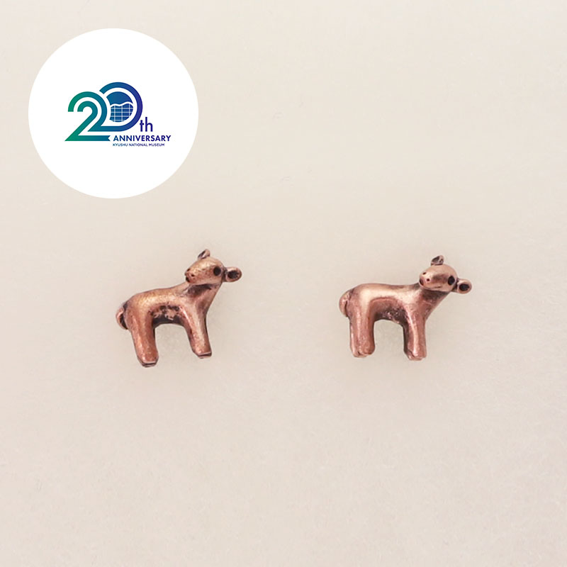 鹿埴輪　スタッドピアス