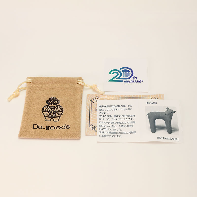 鹿埴輪&勾玉 フックピアス