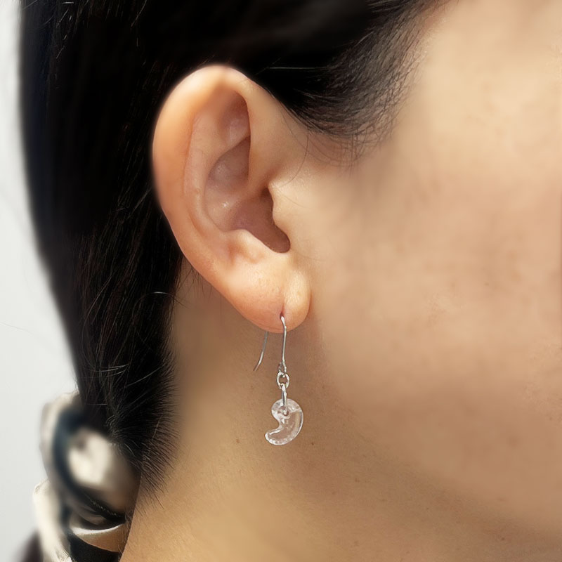 鹿埴輪&勾玉 フックピアス