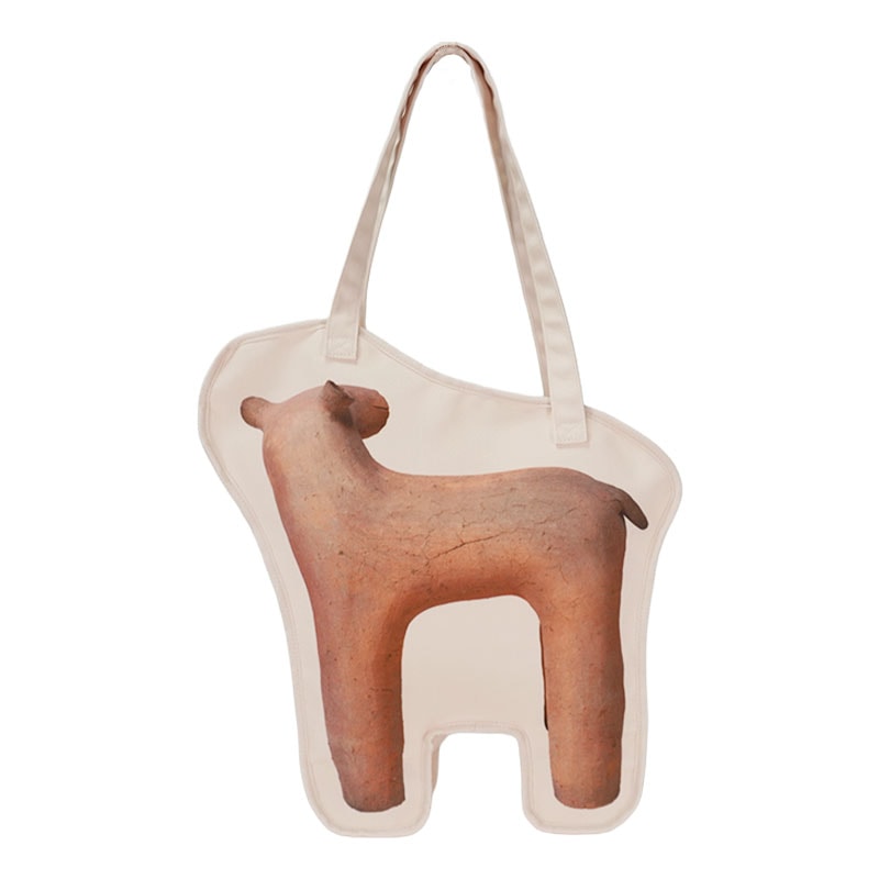 抱える! 埴輪鹿トートバッグ