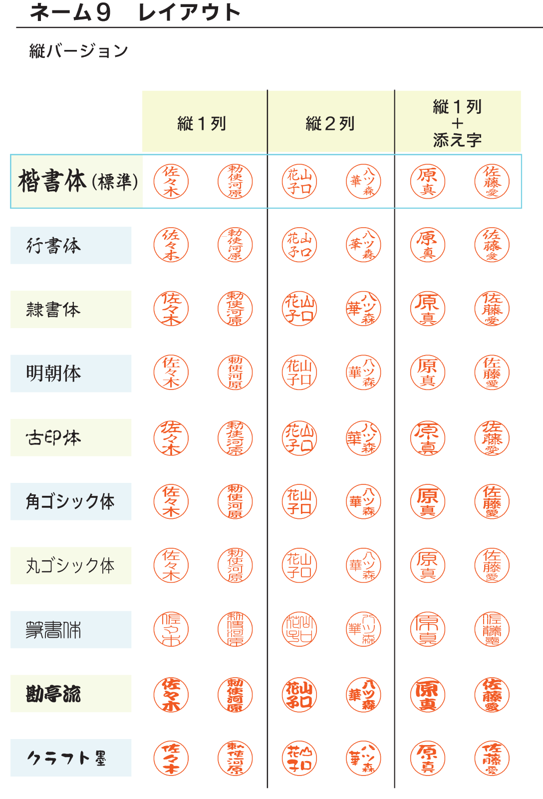 シヤチハタ ネーム9 VIVO　【別製オーダー品】