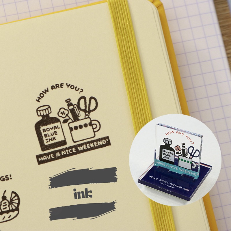 アクリルスタンドスタンプeric 消しゴム作家 eric エリック スタンプ 手帳 ハンコ