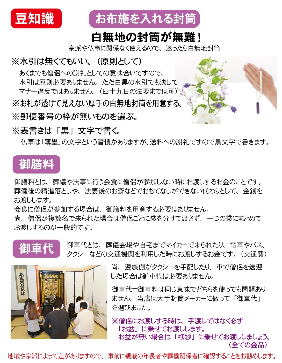 お寺さん謝礼表書きスタンプセット