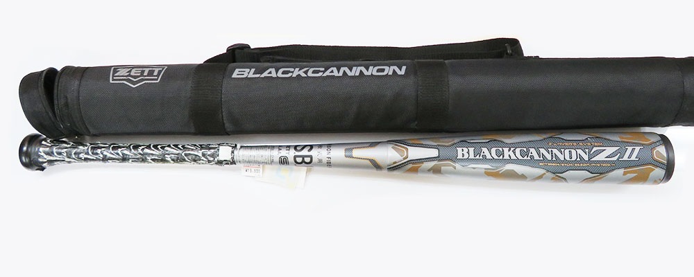 ZETT BLACKCANNON Z II(軟式バット)ケース付き ZETT BLACKCANNON Z II 軟式 バット ケース付き（ZETT BLACK