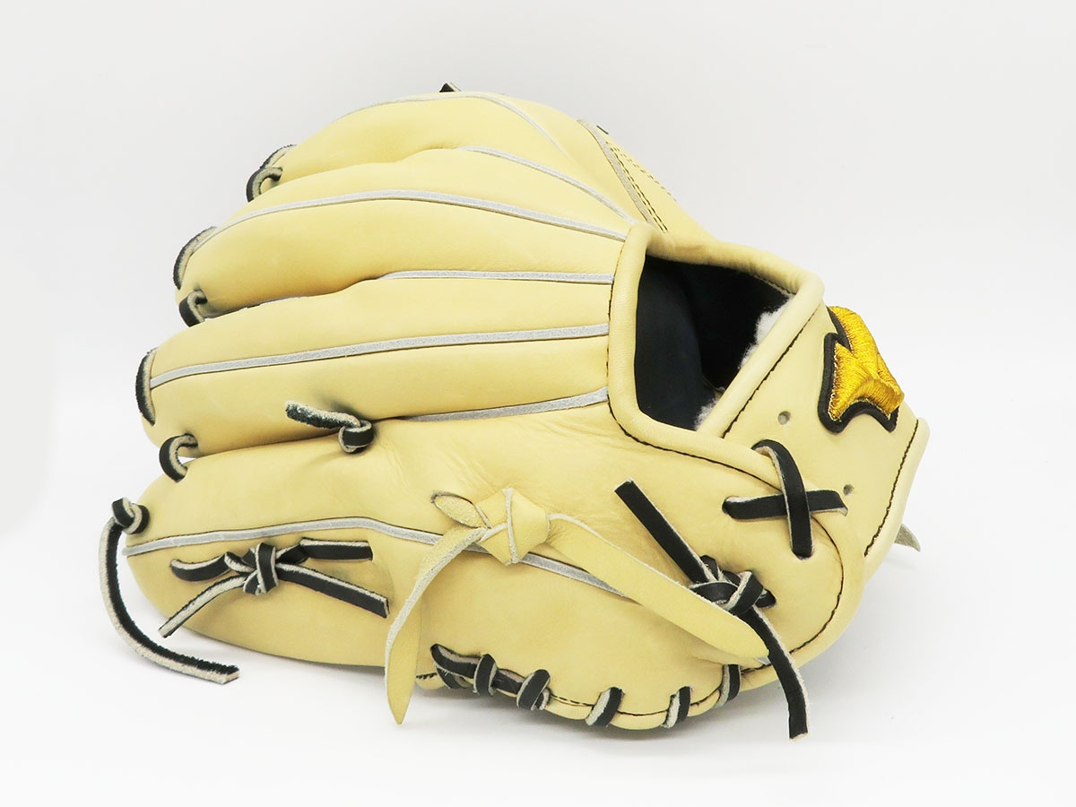 ミズノ 軟式内野手用（グレゴリウスモデル）ブラック×ブロンド 限定品 楽天市場】【限定生産! グレゴリウスモデル】 ミズノプロ 軟式