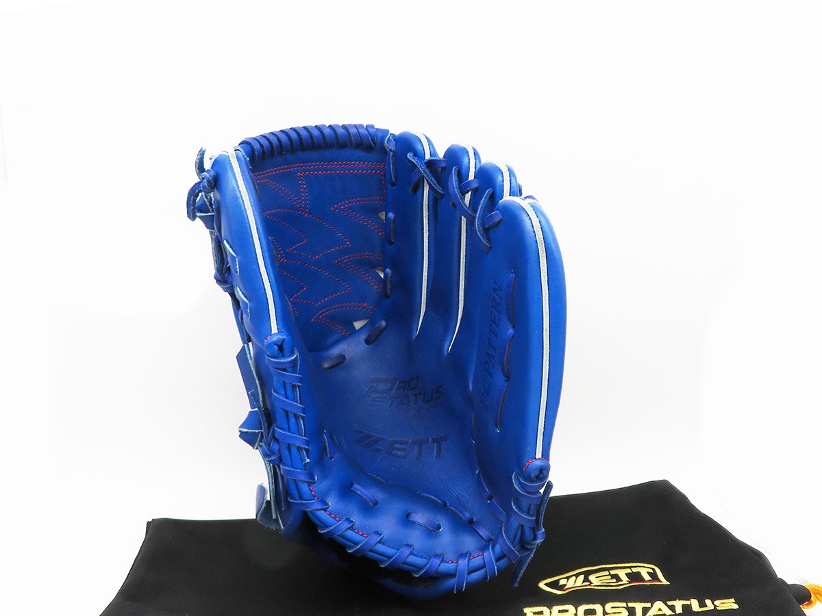 ZETT PRO STATUS 軟式グローブ 青 ZETT PROSTATUS 軟式グローブ 青 野球 ゼット 軟式 野球 ピッチャー