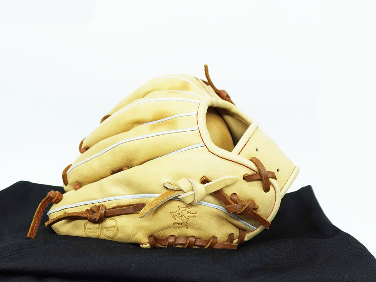 中古品 ジュンケイグラブ JUNKEI-GLOVE 硬式 内野手用グローブ JG-6011A 7938 ジュンケイグラブ JUNKEI-GLOVE 専用グラブ袋付き ARAMID SERIES