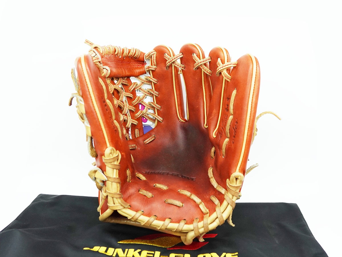 ジュンケイグラブ セレクト和牛 レザーエンブレム 限定品 専用袋