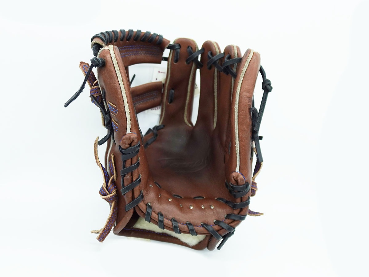 中古品 てっぺん TEPPEN 硬式内野手用グローブ ATM2 刺繍入り