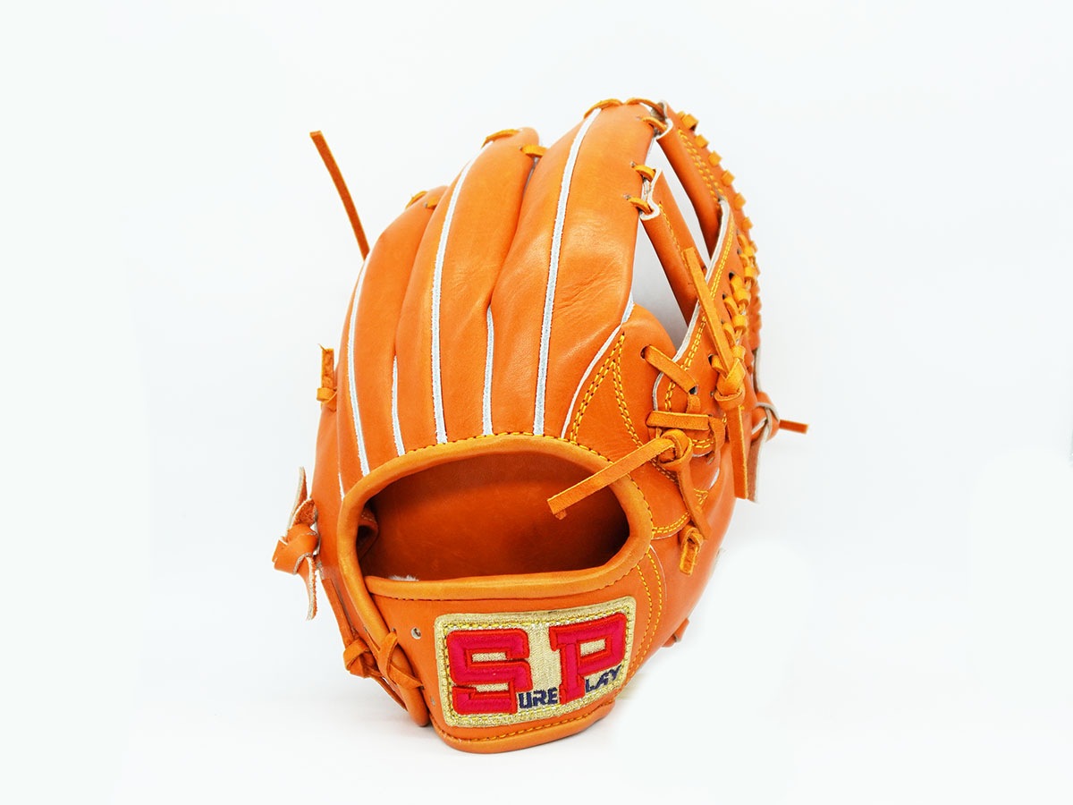 SURE PLAY 硬式グローブ 外野手用 キャメル 野球 シュアプレイ 硬式