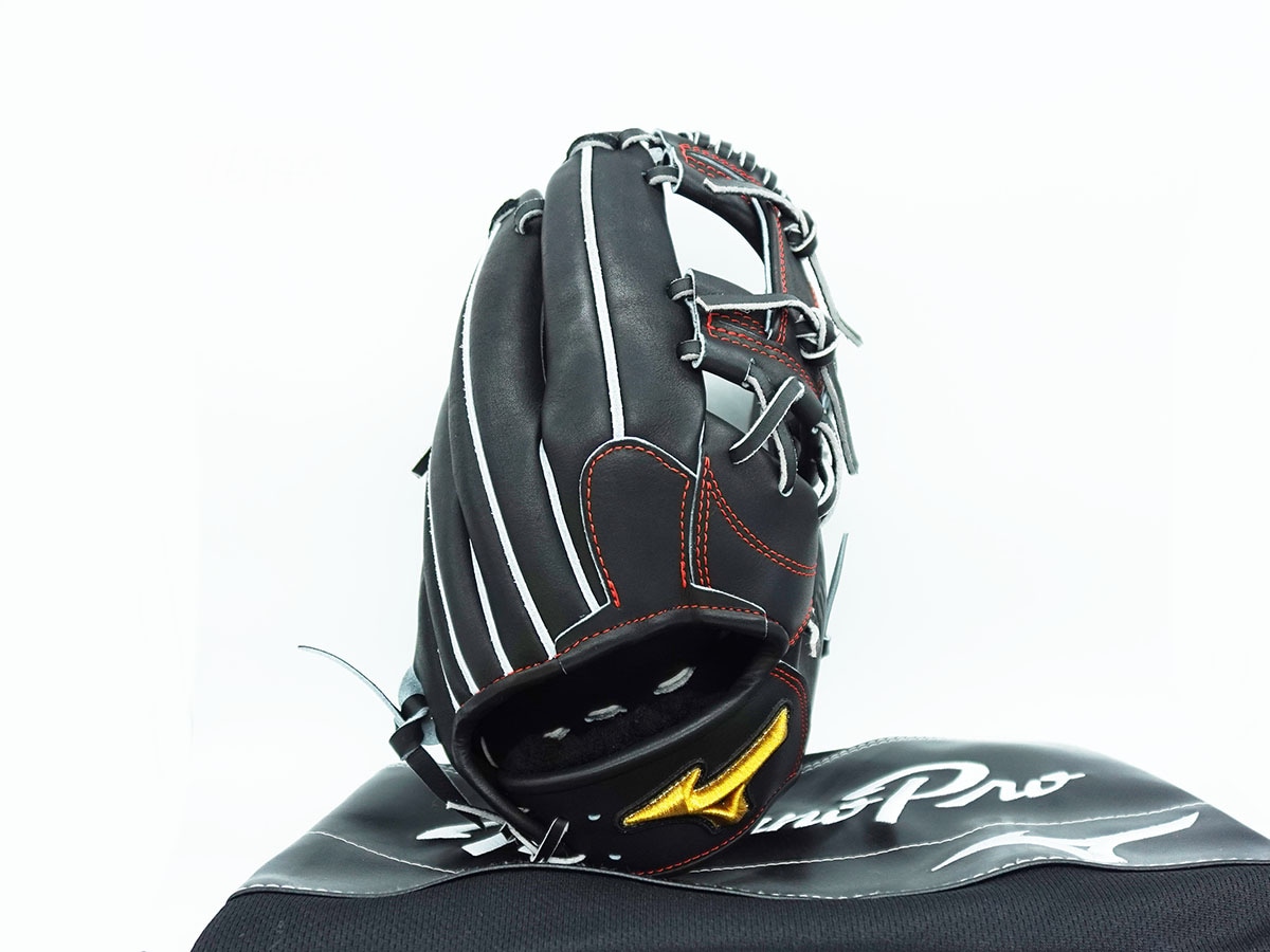 ❷【BSS限定品・石井琢朗氏共同開発モデル】ミズノプロ　硬式　内野手用　グラブ Mizuno Pro 平裏刺繍1円 ミズノプロ 限定 硬式 グローブ グラブ