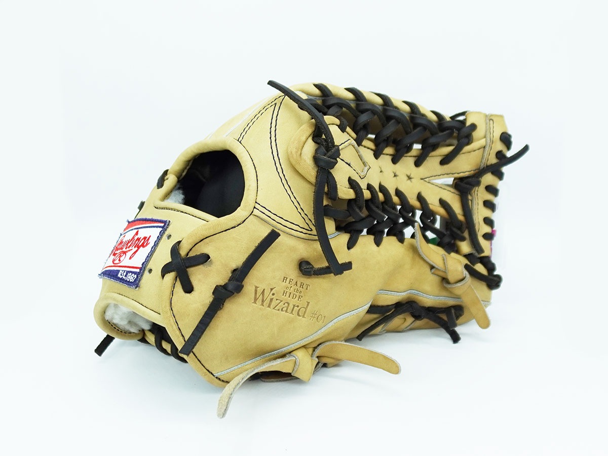 【中古】ローリングス 一般軟式用 内野 ウィザード#01 コユニ仕様 ローリングス ウィザード＃01 外野グローブ | 中古野球用品販売