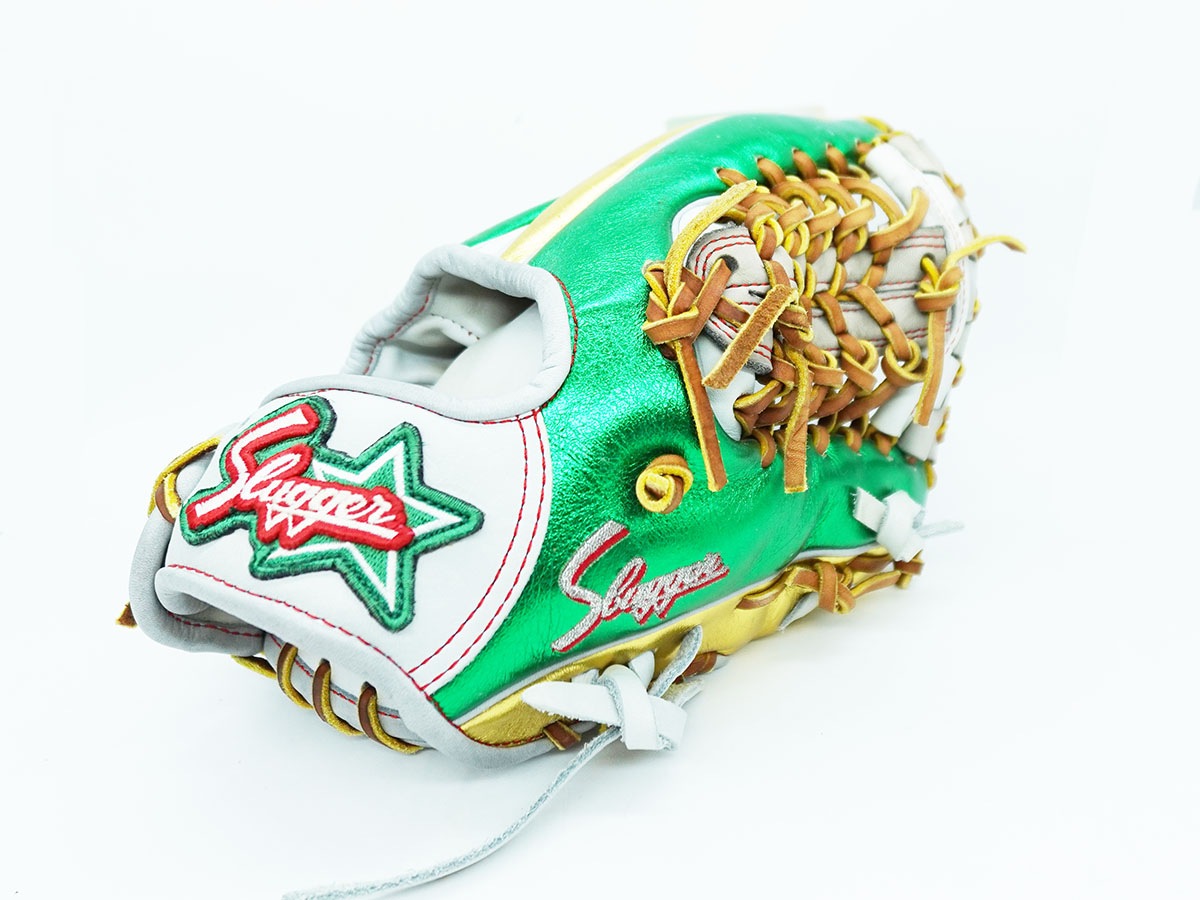 久保田スラッガー - オールスター　グローブ　グラブ　2011 メタリック　グリーン　ゴールド　中古 1467362524.jpg?1643546724