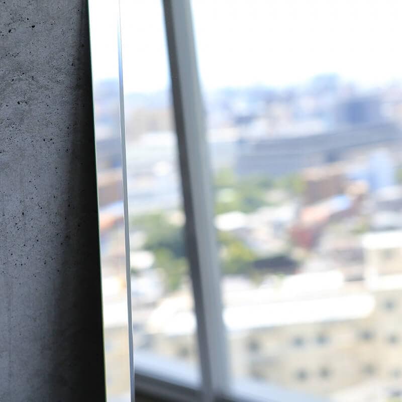 次世代姿見鏡プレミア【ワイドカット5mm】350×1200