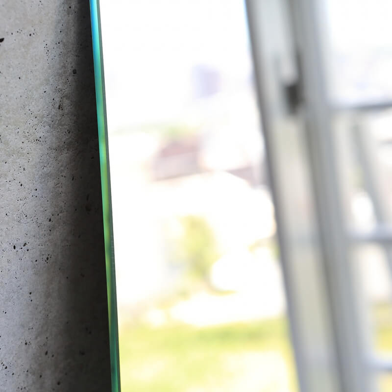 在来鏡の姿見鏡【スタンダードカット5ｍｍ】350×1200