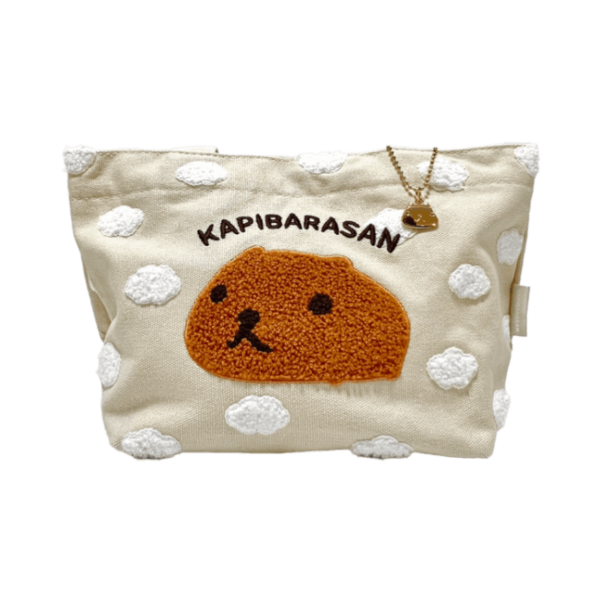 カピバラさん サガラ刺繍 ランチトート | ファッション・バッグ