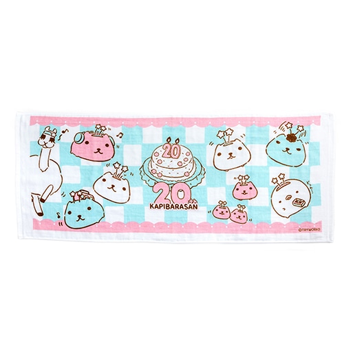 カピバラさん20周年記念 フェイスタオル | 雑貨 | | カピバラさん
