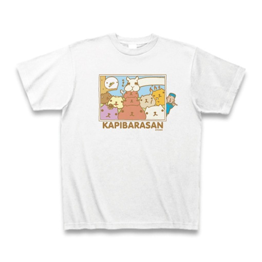 14営業日内に発送】カピバラさんTシャツ みんなで写真 | ファッション