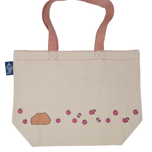 14営業日内に発送】カピバラさん刺繍 B4トート（RINGO） | 雑貨