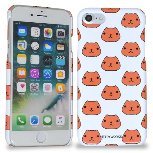iPhone - カピ カピバラさん iPhoneハードケース カピパターン【15営業日以内に
