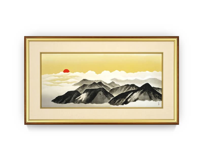 横山大観の画集1-5 横山大観 「霊峰春色」【限定200部】｜求龍堂
