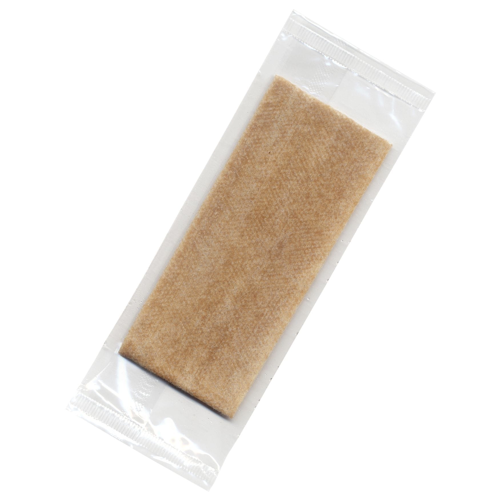 九州紙工 やぶれにくい  FSC（R）認証（FSC-C126057）未晒おしぼり 2,000本  おしゃれ 使い捨て 紙おしぼり 業務用 店舗 カフェ レストラン  平型 個包装 クラフト