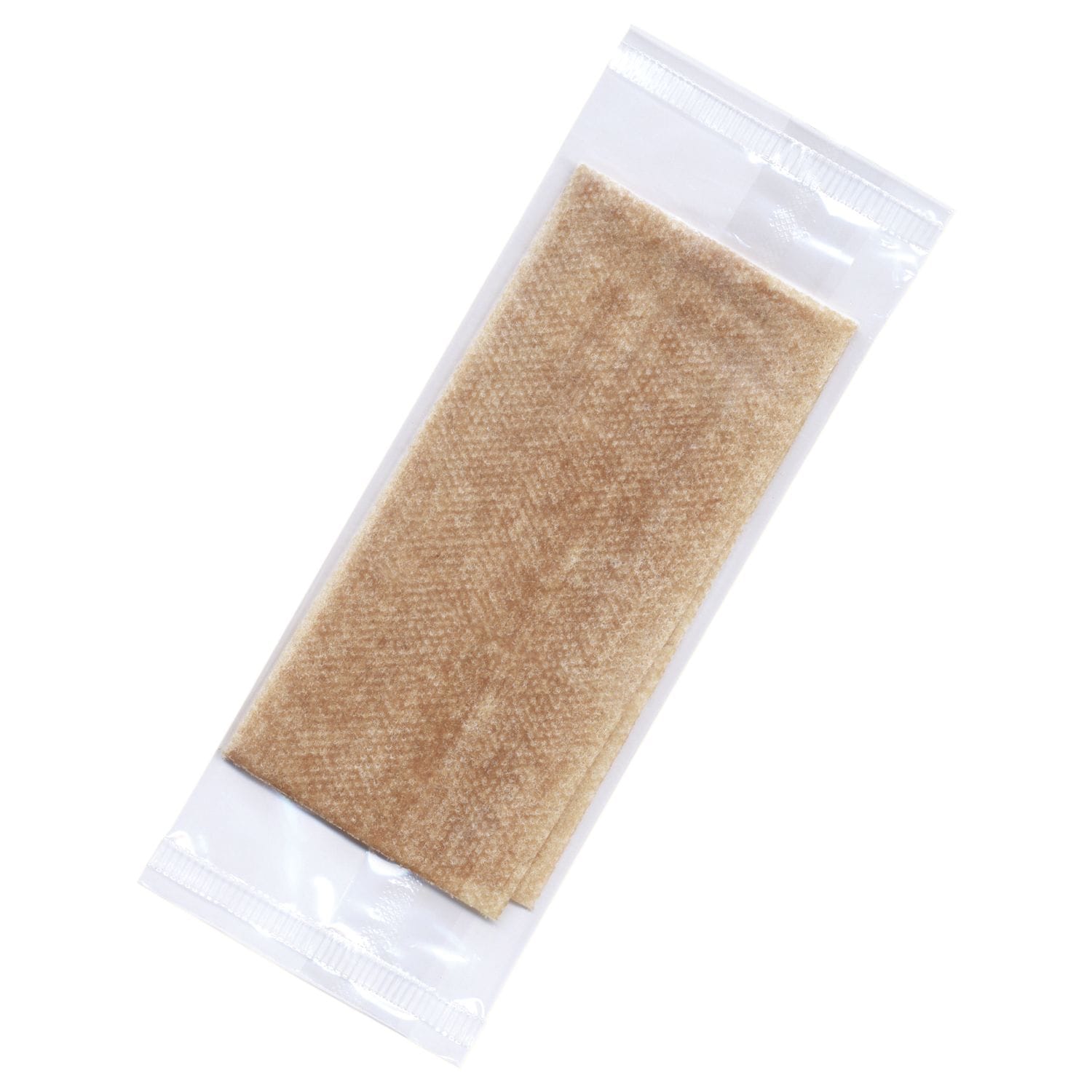 九州紙工 やぶれにくい  FSC（R）認証（FSC-C126057）未晒おしぼり １００本  おしゃれ 使い捨て 紙おしぼり 店舗 カフェ レストラン  平型 個包装 クラフト