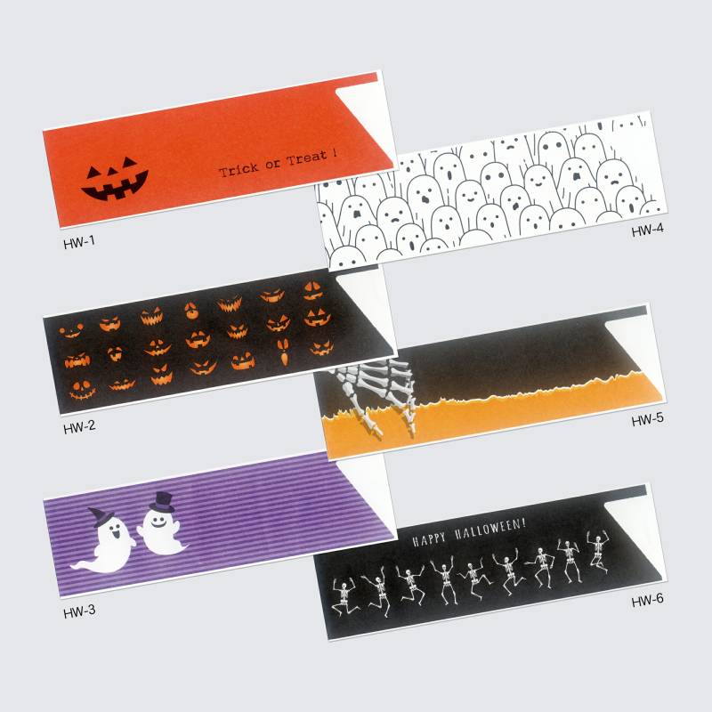 九州紙工 ハロウィーン箸袋 500枚入 使い捨て 紙製 halloween かぼちゃ おばけ ランタン おしゃれ trick or treat お菓子 パーティ 飲食店 カフェ HW-123456