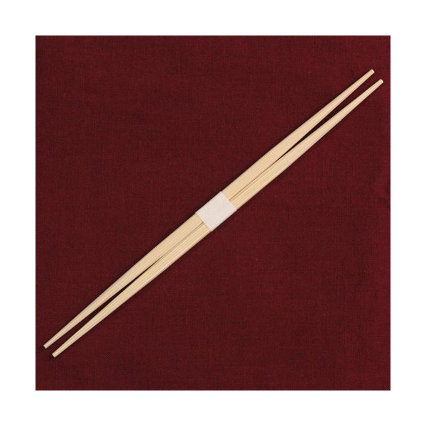 九州紙工 杉らんちゅう箸24cm 白帯 高級箸 2,000膳 業務用 国産 日本製  長めで使いやすい おもてなしプレミアム品質 大容量でお得 懐石 割烹 料亭 和食