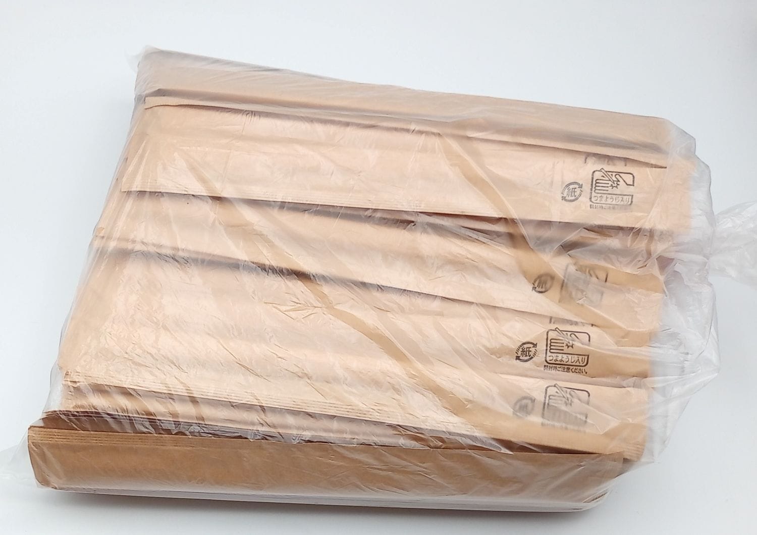 九州紙工 紙完封箸 100膳 FSC(R)認証(FSC-C126057)認証紙使用 クラフト 21 植林元禄 個包装 楊枝あり・なし 割り箸 シンプル テイクアウト お弁当 飲食店