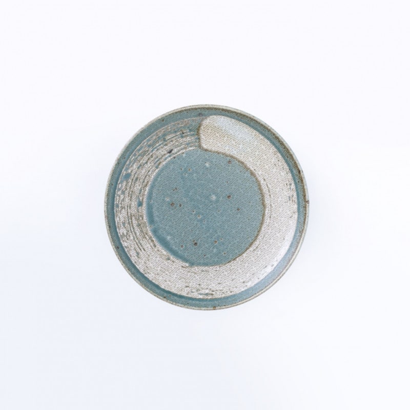 さやどもえ錆あさぎ　6.0皿