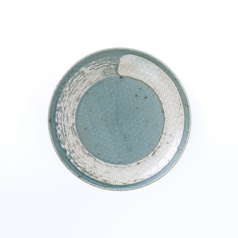 さやどもえ錆あさぎ　7.0皿