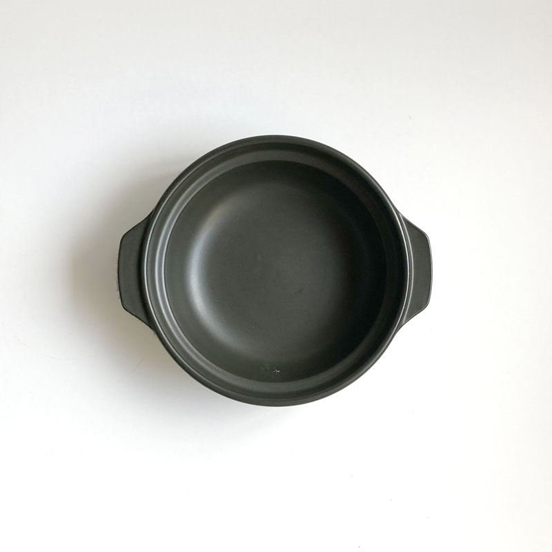 5.5号土鍋（身） 黒｜うつわや休兵衛