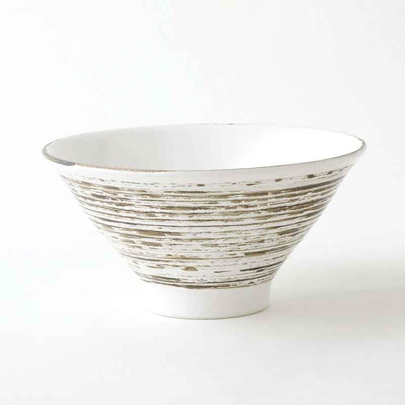 錆粉引　6.5千段高ハマ丼