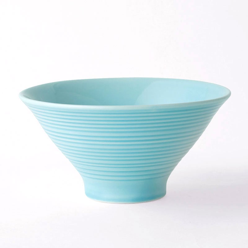 トルコ青磁　6.5千段高ハマ丼