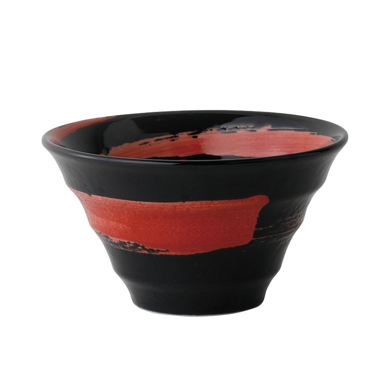 黒釉赤渦 渦5.0丼