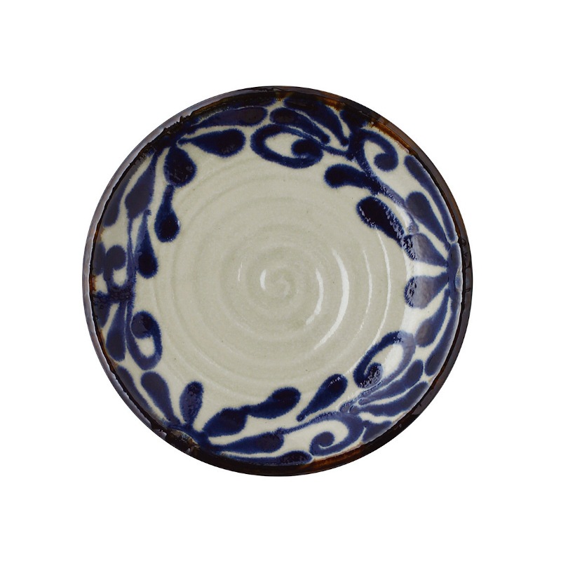 琉球るり唐草　7.0皿