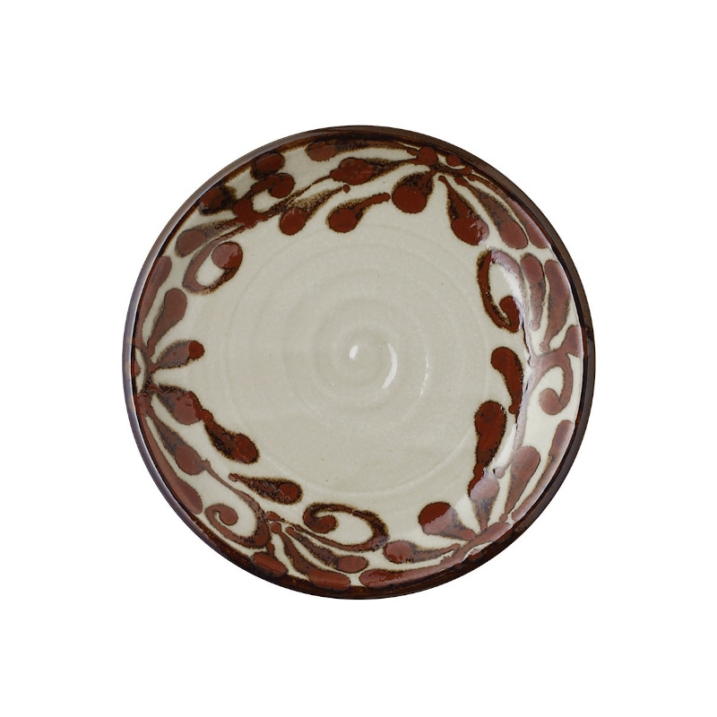 琉球サビ唐草　7.0皿