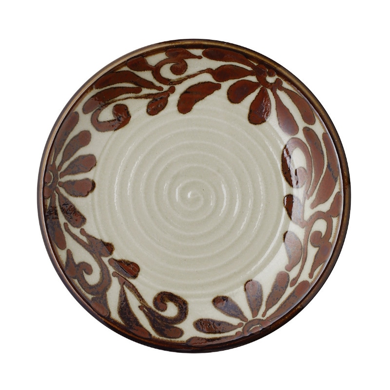 琉球サビ唐草　9.0皿
