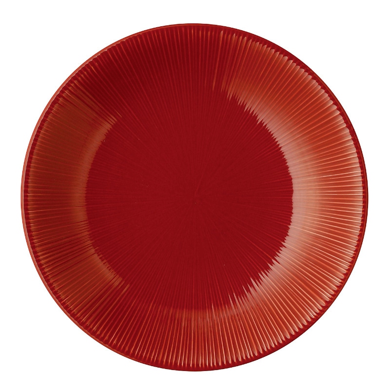 千段　朱　尺皿