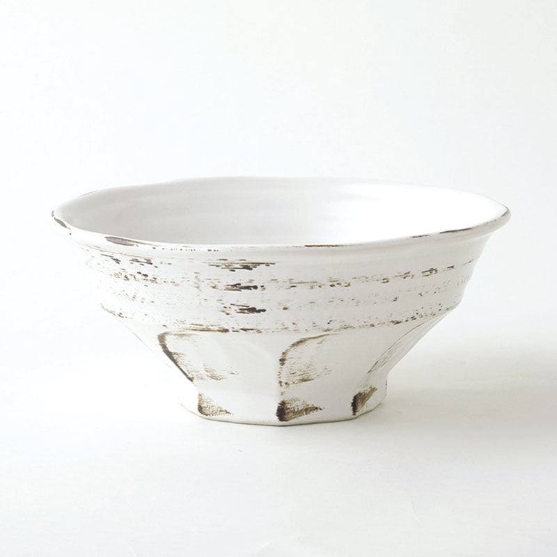 錆粉引　7.0長浜丼