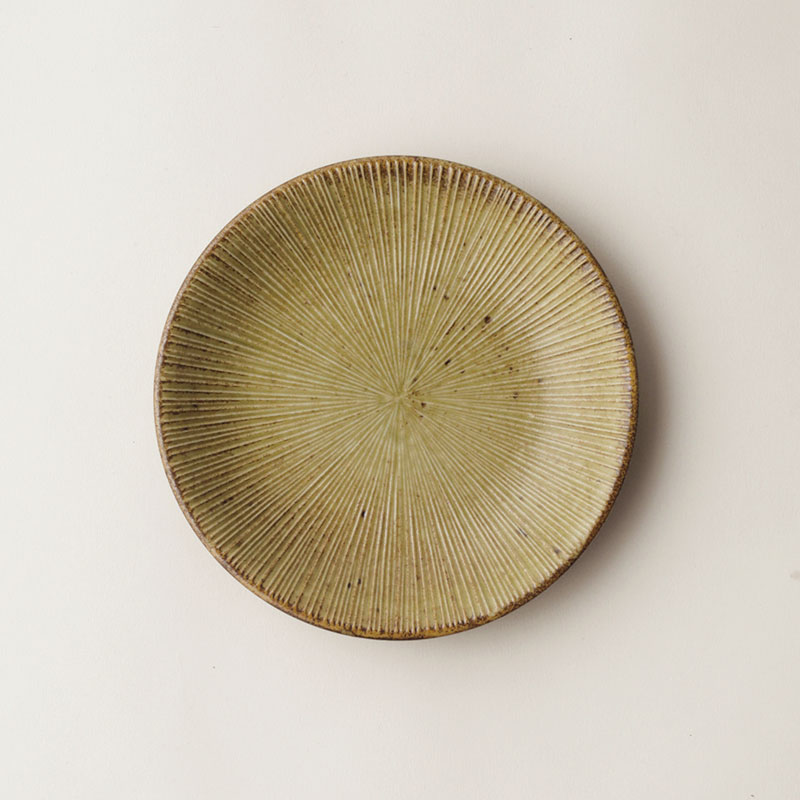 わび朽葉　千段5.5皿