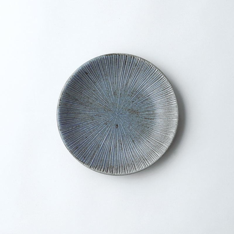 わび紺ねず　千段5.5皿