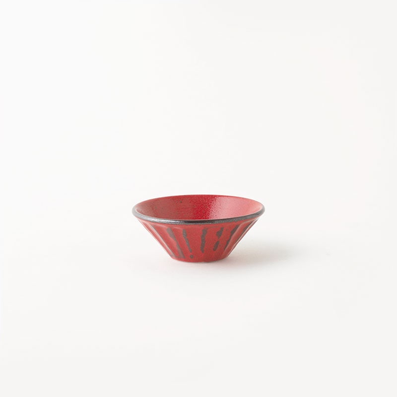 根来　しのぎ深鉢　小