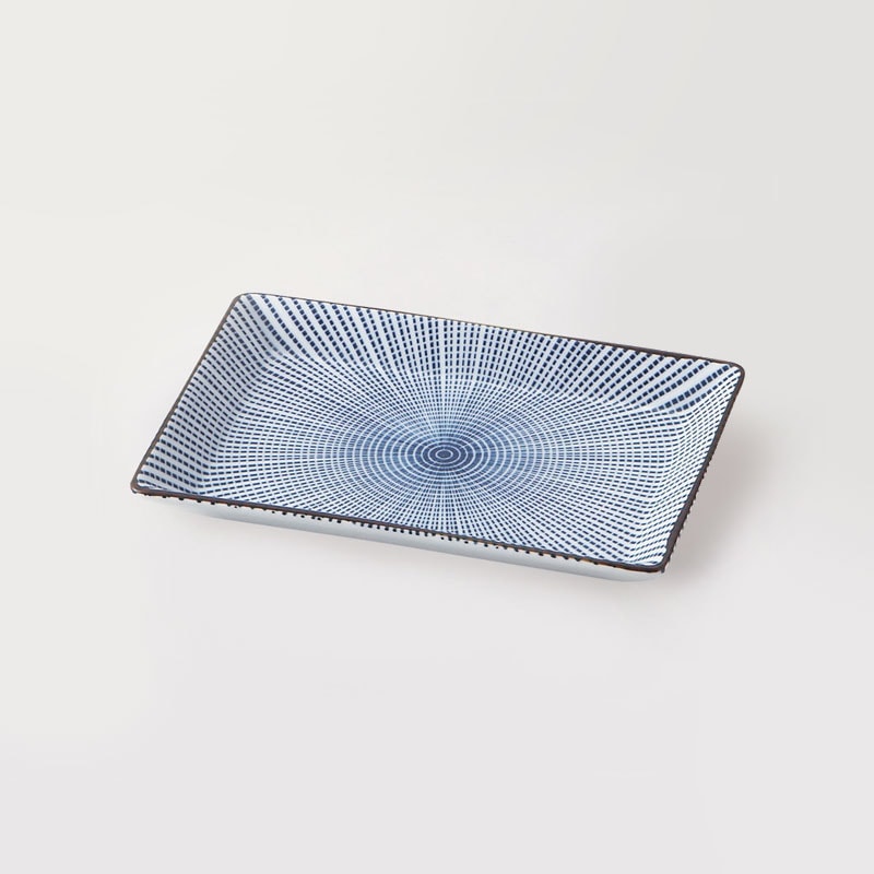 千段十草　角皿中