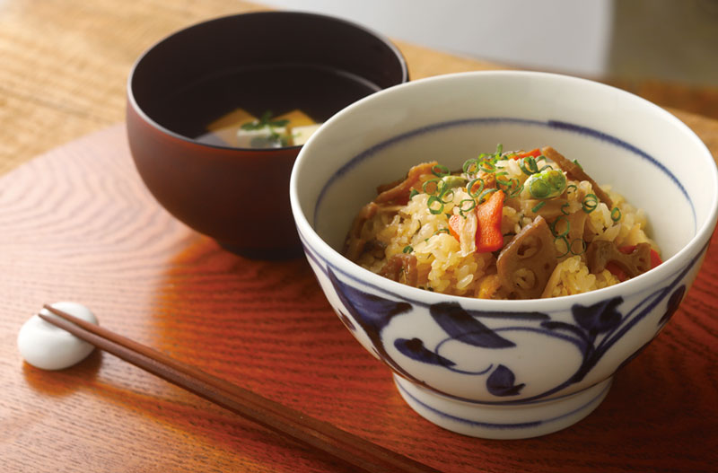 砥部唐草　くらわんか4.0飯碗