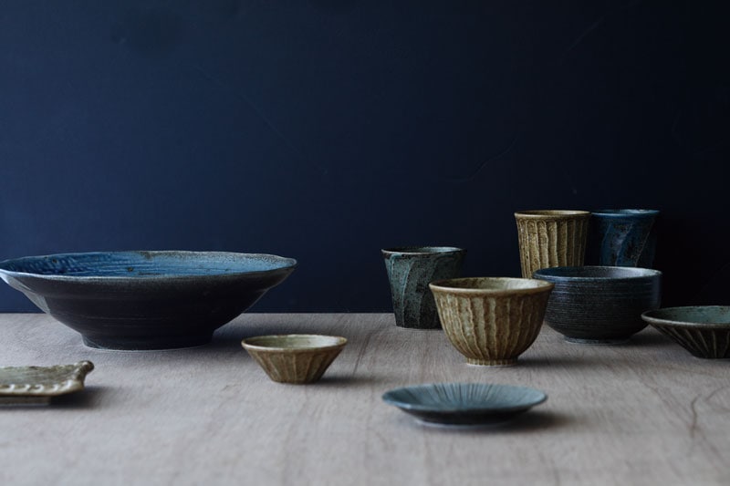 わびうぐいす　しのぎ湯呑