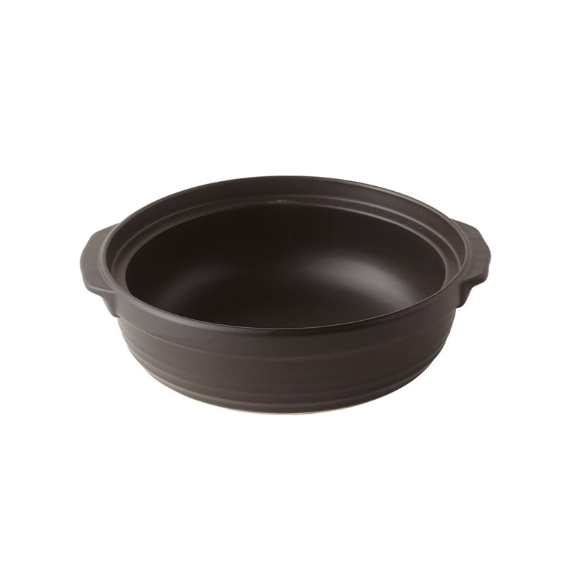 7号土鍋（身） 黒｜うつわや休兵衛