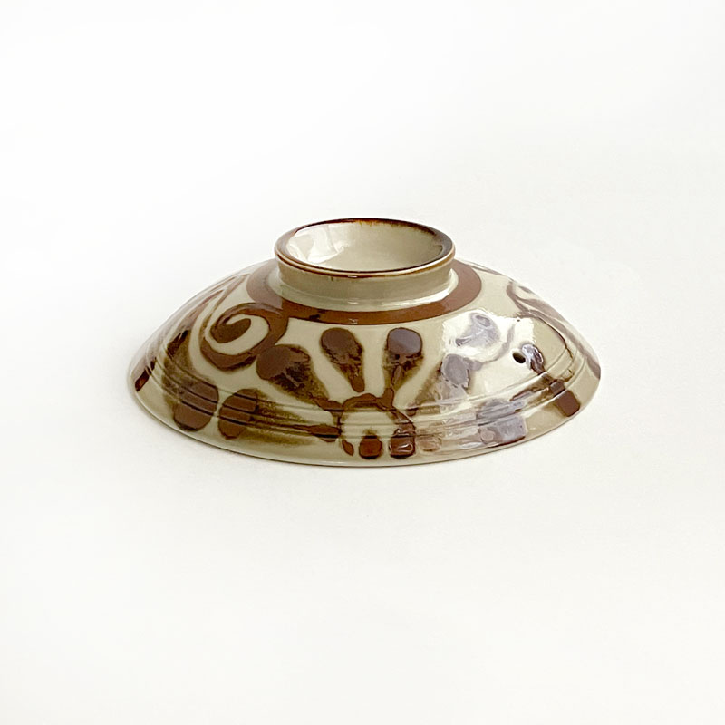 土鍋フタ7号　サビ唐草